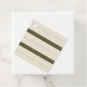 Green Gold Weihnachtsmuster#35 ID1009 Geschenkanhänger (Beispiel)