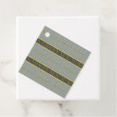 Green Gold Weihnachtsmuster#35b ID1009 Geschenkanhänger (Beispiel)