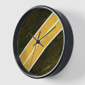 Green Gold White Lines Uhr (Winkel)
