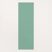 Green Gold White Seed of Life Monogram Yogamatte (Rückseite)