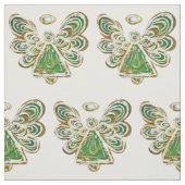 Green Golden Guardian Angel Kunststoffe Stoff (Muster)