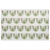Green Golden Guardian Angel Kunststoffe Stoff (Fat Quarter (45,7 x 55,9 cm))