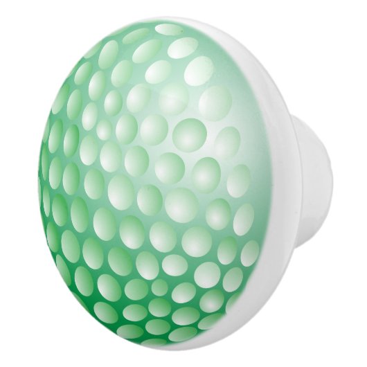 Green Golf Ball Design Keramikknauf (Rechts)
