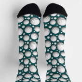 Green Golf Balls Socken (Oben)