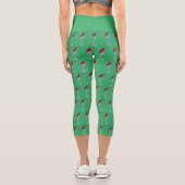 Green Golf Capri Leggings (Rückseite)