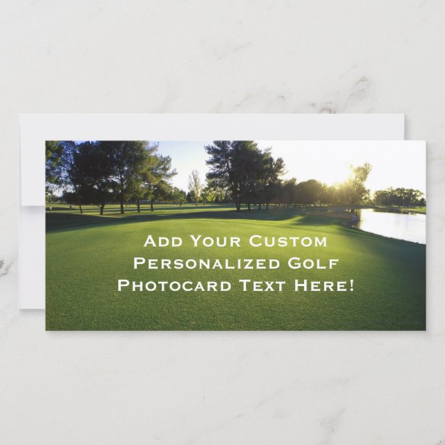 Green Golf Course bei Morgendämmerung (Vorderseite)