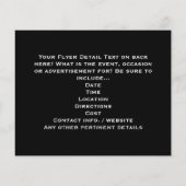 Green Golf Course bei Morgendämmerung Flyer (Hinten)