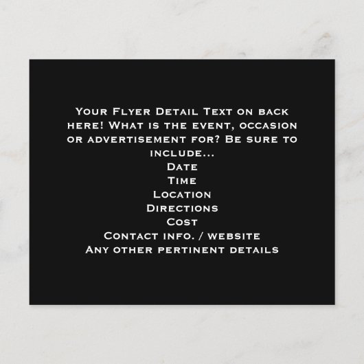 Green Golf Course bei Morgendämmerung Flyer (Hinten)