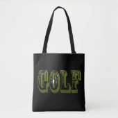 Green Golf Dimensions Picture Logo, Tasche (Vorderseite)