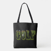 Green Golf Dimensions Picture Logo, Tasche (Rückseite)