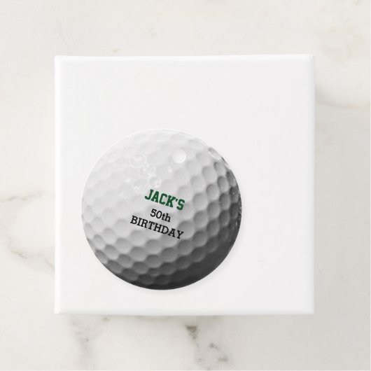 Green Golf Geschenkanhänger (Beispiel)