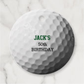 Green Golf Geschenkanhänger (Vorderseite)