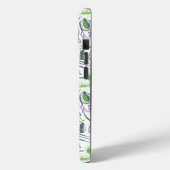 Green Golf Icons Muster Case-Mate iPhone Hülle (Rückseite / Links)