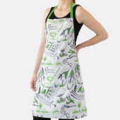 Green Golf Icons Muster Schürze (InSitu)