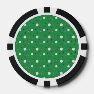 Green Golf Muster Pokerchips