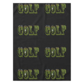 Green Golf Picture Logo mit Balls, Tischdecke (Vorderseite)