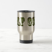 Green Golf Picture Logo, Reisebecher (Mittel)