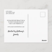 Green Golf Themed Pension Par-T-Shirt Postkarte (Rückseite)