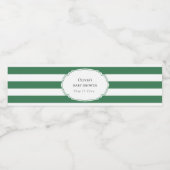 Green Golf Wasserflaschenetikett (Einzelnes Label)