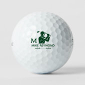 Green Golfer Golfball (Vorderseite)