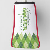 Green golfer Raute personalisiert Golf Headcover (Rotieren 90)