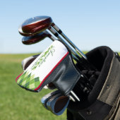 Green golfer Raute personalisiert Golf Headcover (In Situ)