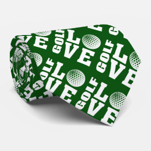 Green Golfers Liebe Krawatte