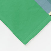 Green Golfing Design Fleece Blanket (Ecke)