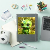 Green Goo Monster - Creepy Niedlich Canvas Print Aufkleber (iPad Hülle)
