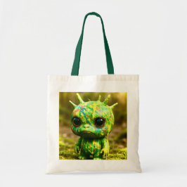 Green Goo Monster - Creepy Niedlich Canvas Print Tragetasche