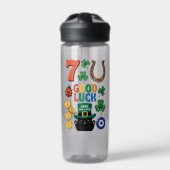 Green good Luck  Trinkflasche (Vorderseite)