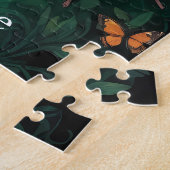 Green Gothic Butterfly Girl Puzzle (Seite)