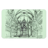 Green Gothic NYC-Synagoge Magnet (Horizontal)