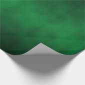 Green Gothic Ombre Abstrakt Art Geschenkpapier (Ecke)