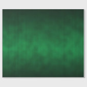 Green Gothic Ombre Abstrakt Art Geschenkpapier (Flach)