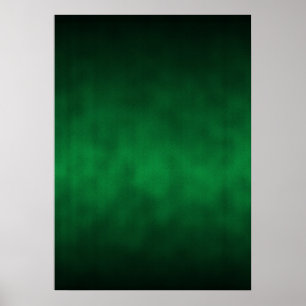 Green Gothic Ombre Hintergrundart Poster