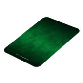 Green Gothic Ombre Hintergrundkunst Magnet (Linke Seite)