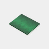 Green Gothic Ombre Hintergrundkunst Post-it Klebezettel (angewinkelt)