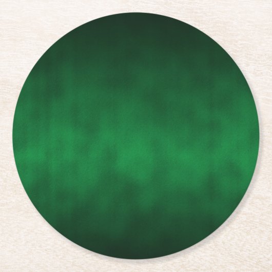 Green Gothic Ombre Hintergrundkunst Runder Pappuntersetzer (Vorderseite)