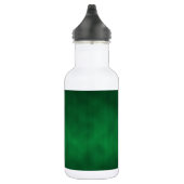 Green Gothic Ombre Hintergrundkunst Trinkflasche (Rechts)