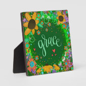 Green Grace Inspiration Hübsch Fotoplatte (Vorderseite)