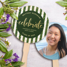 Green grad Foto Gold Glitzer Drehbuch Keepake Chic