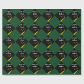 Green Grad Geschenk Geschenkpapier (Flach)