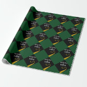 Green Grad Geschenk Geschenkpapier (Ungerollt)