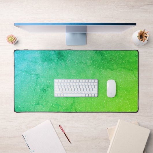 Green Gradient Marbour Mouse Pad - Custom Desk Mat Schreibtischunterlage (Büro 1)