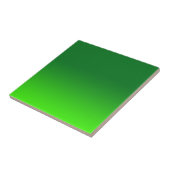 Green Gradient Ombre Vivid Modern Simple Fliese (Seite)