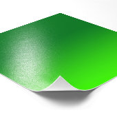 Green Gradient Ombre Vivid Modern Simple Fotodruck (Ecke)