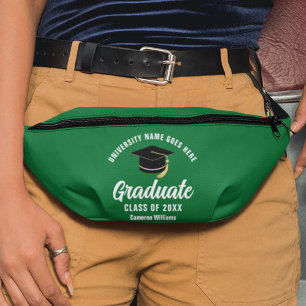 Green Graduate Customizable 2025 Abschluss Bauchtasche