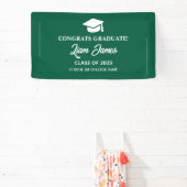 Green graduate Herzlichen Glückwunsch zu Ihrem Abs Banner (InSitu)