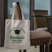 Green Graduate Personalisiert 2023 Abschluss Tragetasche